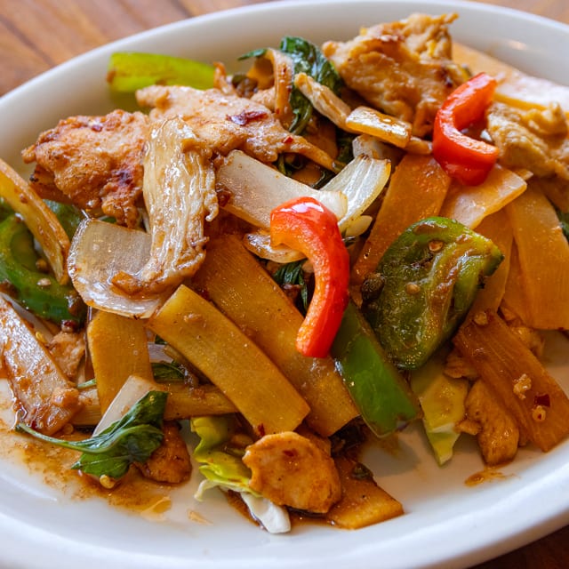 Thai Basil Stirfry.